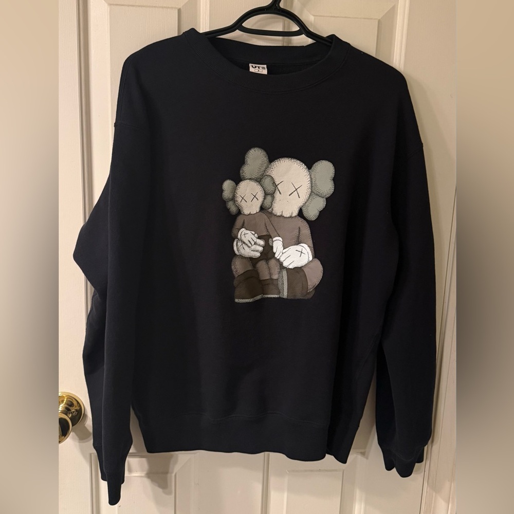Uniqlo X KAWS Black Graphic Sweatshirt